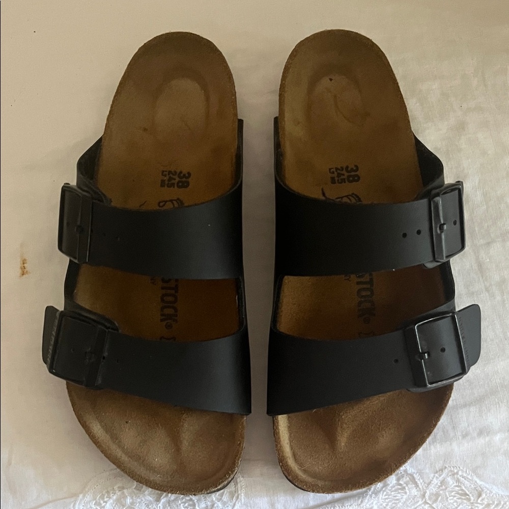 Birkenstock Black Double Strap Sandals
